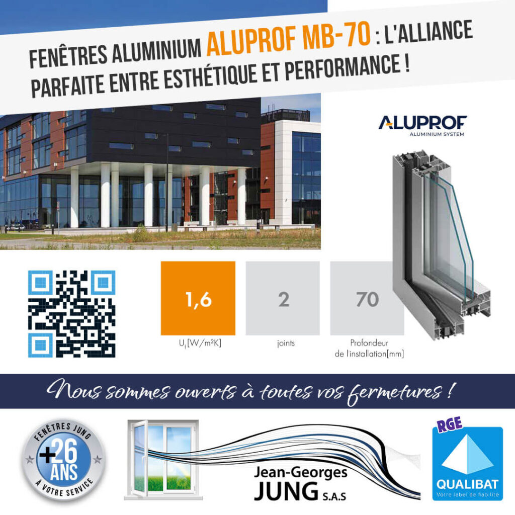 Fenêtres aluminium Aluprof MB-70 : l'alliance parfaite entre esthétique et performance !