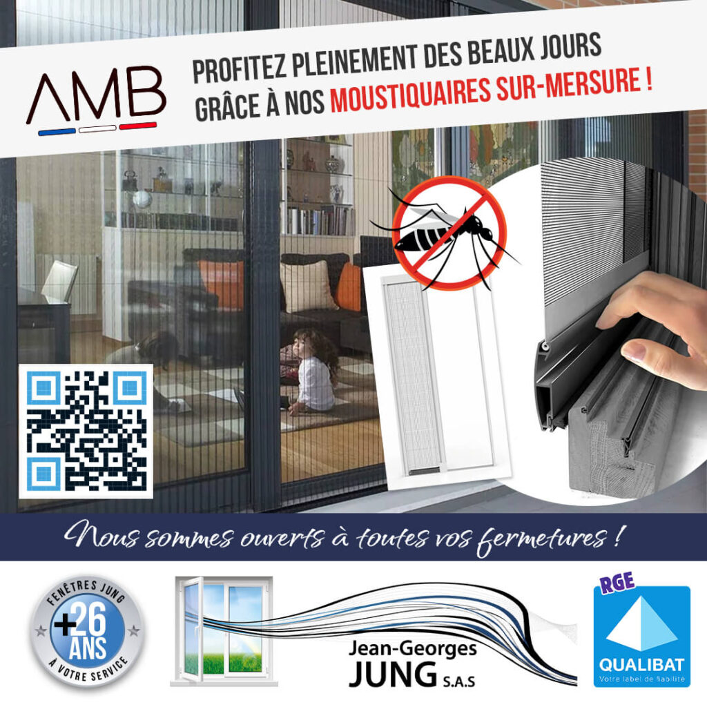 Découvrez les solutions anti-moustiques AMB Moustiquaire !
